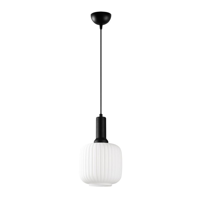 Opviq Asker - 15187 Lámpara de araña de metal y vidrio Negro